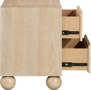 Kent Ash Wood Nightstand in Natural - KentNatural-NS