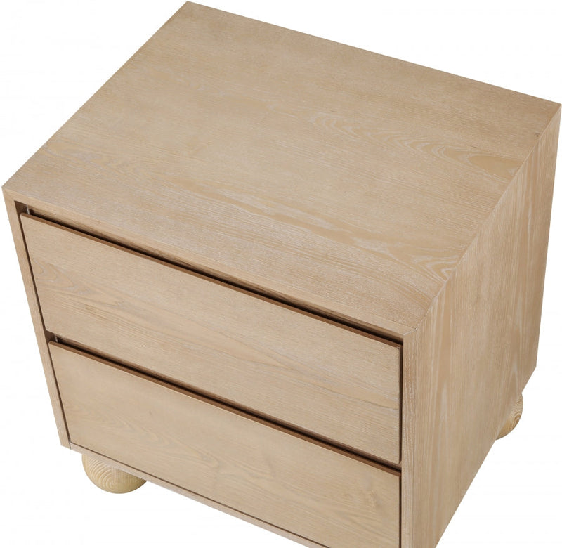 Kent Ash Wood Nightstand in Natural - KentNatural-NS