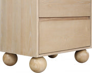 Kent Ash Wood Nightstand in Natural - KentNatural-NS