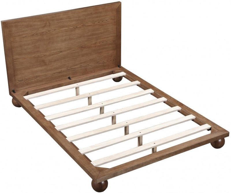 Kent King Bed (3 Boxes) Brown - Gate FurnitureKing Bed