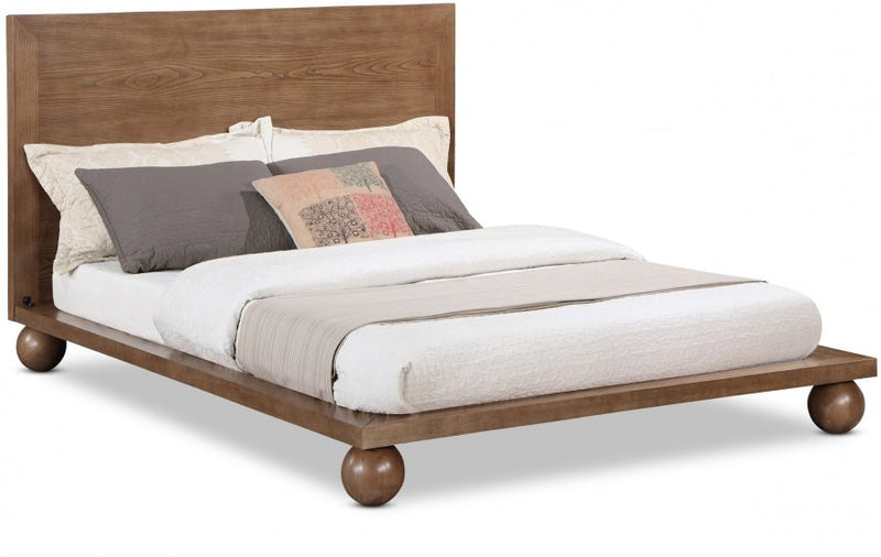 Kent King Bed (3 Boxes) Brown - Gate FurnitureKing Bed