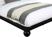 Kent Queen Bed (3 Boxes) Black - Gate FurnitureQueen Bed