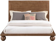 Kent Queen Bed (3 Boxes) Brown - Gate FurnitureQueen Bed