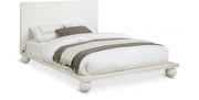 Kent Queen Bed (3 Boxes) Cream - Gate FurnitureQueen Bed