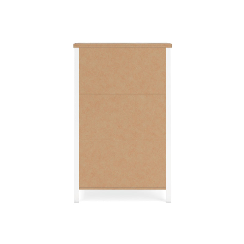 Kerisden White/Brown Chest of Drawers - EB1480-245