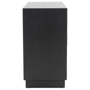 Kerrick 2-door Bone Inlay Accent Cabinet Beige and Black - 950451