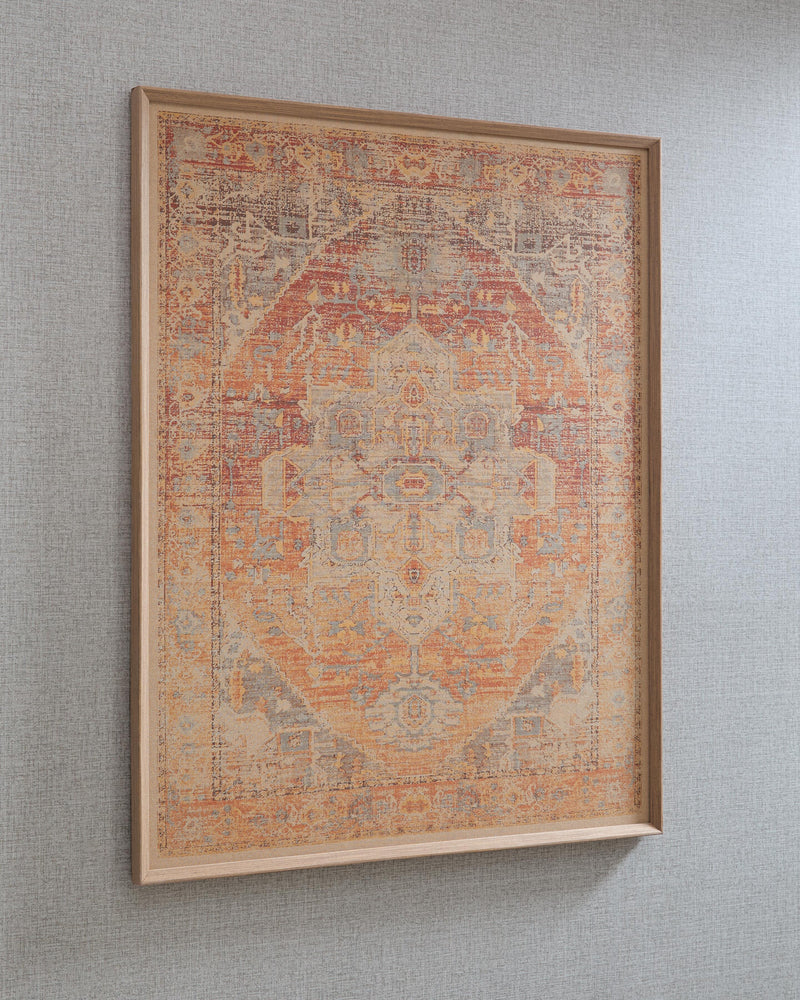 Kerrickson Red/Orange/Blue Wall Art - A8000547