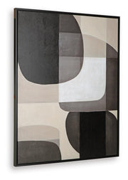 Kesleigh Black/White Wall Art - A8000495