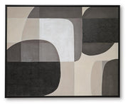 Kesleigh Black/White Wall Art - A8000495