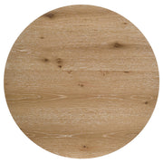 Kessler Round Sculptural Wood Coffee Table Light Oak - 735988