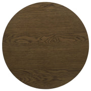 Kessler Round Sculptural Wood End Table Brown - 735997