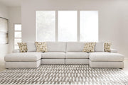 Kestrie Feathered 4-Piece Double Chaise Sectional - PC68706S9