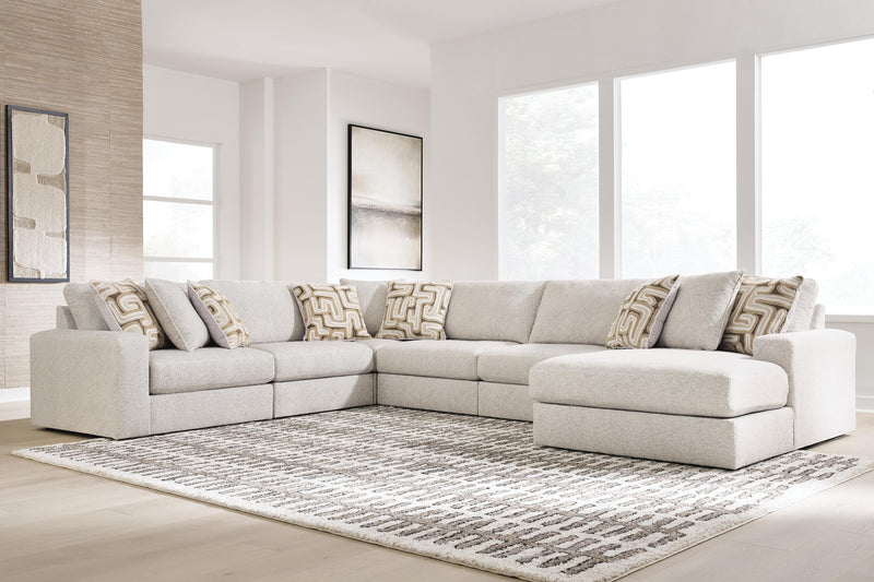 Kestrie Feathered 6-Piece Sectional with Chaise - PC68706S15