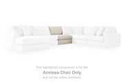 Kestrie Feathered Armless Chair - PC6870646