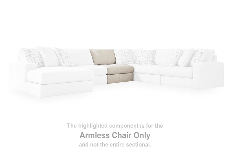 Kestrie Feathered Armless Chair - PC6870646