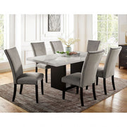 Kian White/Black Dining Table - CM3744T-TABLE