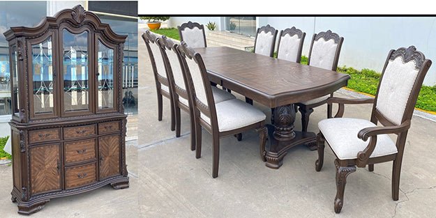 Kiera Dining Table Top(2 X 18"Leaf) - Gate Furniture