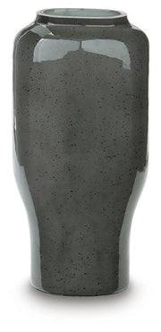 Kierlain Gray/Black Vase - A2000808