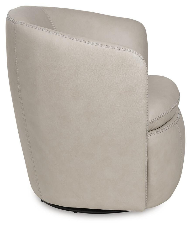 Kierreys Bone Swivel Accent Chair - A3000703