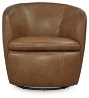 Kierreys Caramel Swivel Chair - A3000700