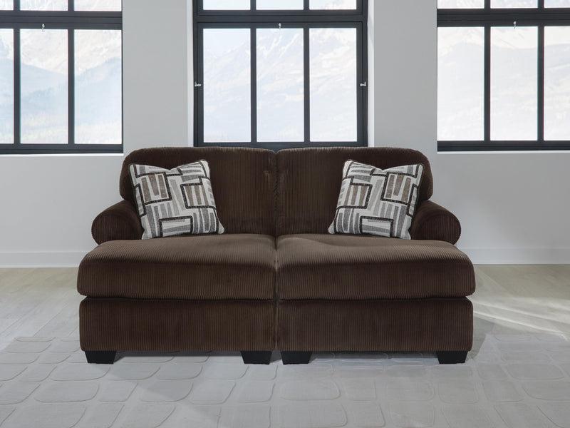 Kimlee Chocolate 2-Piece Super Chaise - PC35603S4