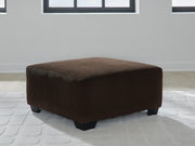 Kimlee Chocolate Oversized Accent Ottoman - PC3560308
