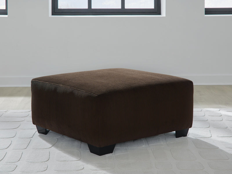 Kimlee Chocolate Oversized Accent Ottoman - PC3560308