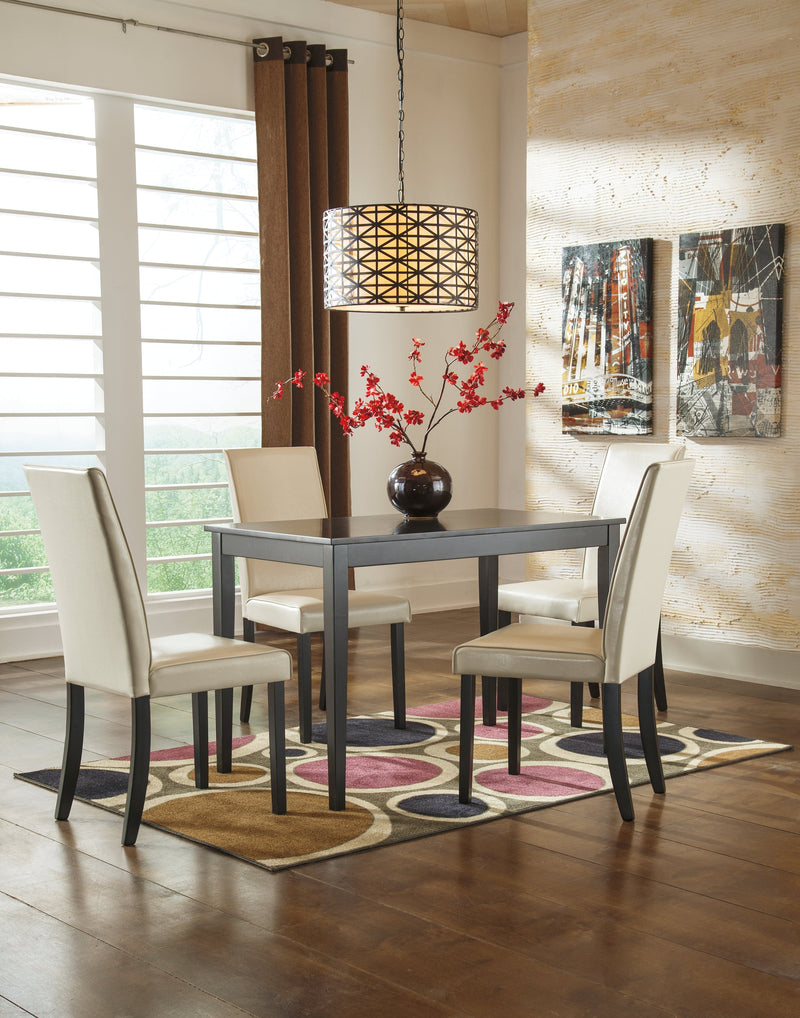 Kimonte 2-Piece Dining Room Chair in Ivory - PKG000074