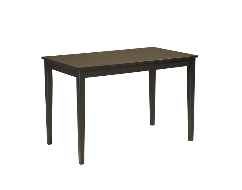 Kimonte Dark Brown 5 - Piece Rectangular Dining Set - Gate FurnitureDining Room Set