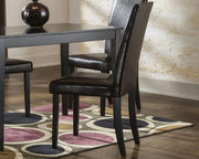 Kimonte Dark Brown Dining Chair (Set of 2) - D250-02X2