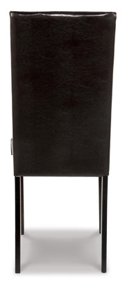 Kimonte Dark Brown Dining Chair (Set of 2) - D250-02X2