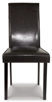 Kimonte Dark Brown Dining Chair (Set of 2) - D250-02X2