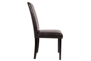 Kimonte Dark Brown Dining Chair (Set of 2) - Gate FurnitureDining Chair