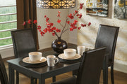 Kimonte Dark Brown Dining Chair (Set of 2) - Gate FurnitureDining Chair