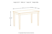 Kimonte Dark Brown Dining Table - Gate FurnitureDining Table