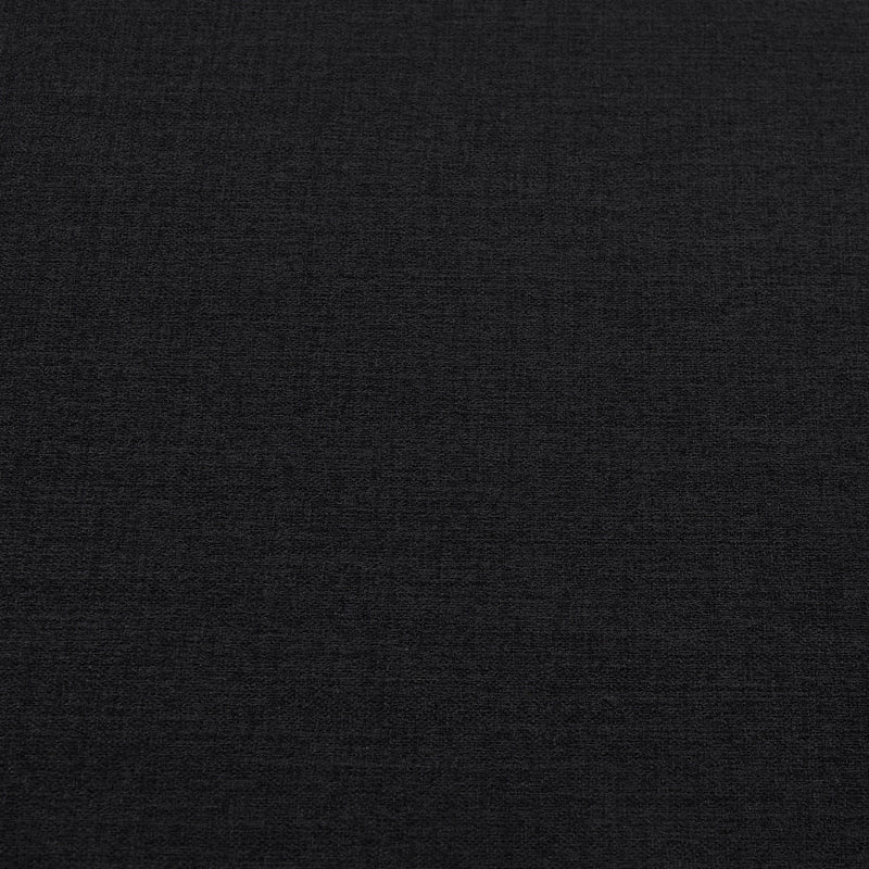 Kimora Linen Textured Fabric Upholstered Chair in Black - 151Black-C