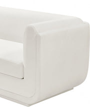 Kimora Linen Textured Fabric Upholstered Chair in Cream - 151Cream-C
