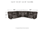 Kincord Midnight 3 - Piece Power Reclining Sectional - Gate FurniturePower Reclining Sectional