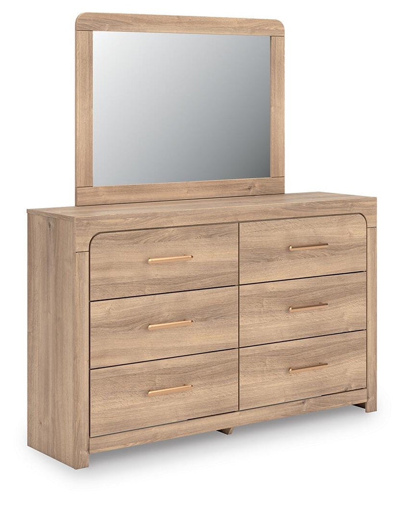 Kinlanni Tan Dresser and Mirror - PCB1360B1