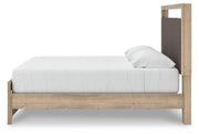 Kinlanni Tan King Upholstered Platform Bed - PCB1360B16