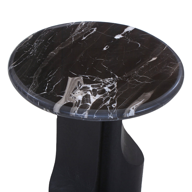 Kinton End Table w/Natural Marble Top - LV04786