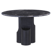 Kinton Round Dining Table w/Natural Marble Top - DN04795