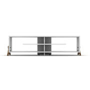 Kipp Tv Stand Walnut-White in Walnut-White - 720-KIP-TV-RF170101