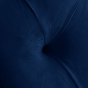 Kira Velvet Queen Bed Blue - Gate FurnitureQueen Bed