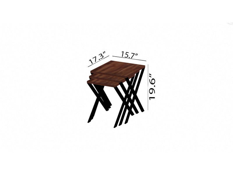 Kiraz Nesting Table in White - 755-KIR-NT-WHI