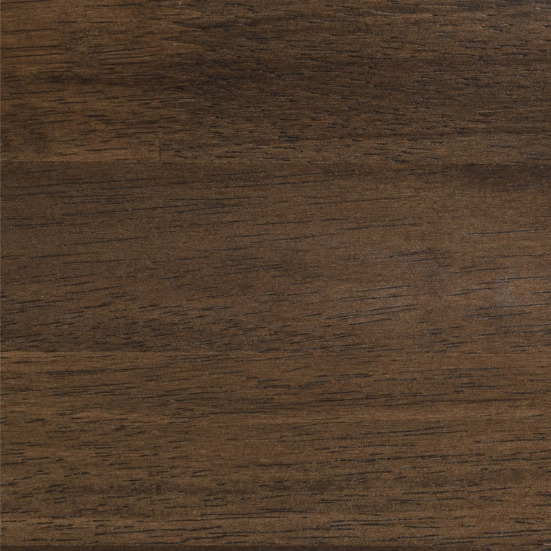 Kivo Solid Wood Full Bed in Brown - KivoBrown-F