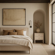 Kivo Solid Wood Full Bed in Natural - KivoNatural-F