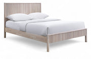 Kivo Solid Wood Full Bed in Natural - KivoNatural-F