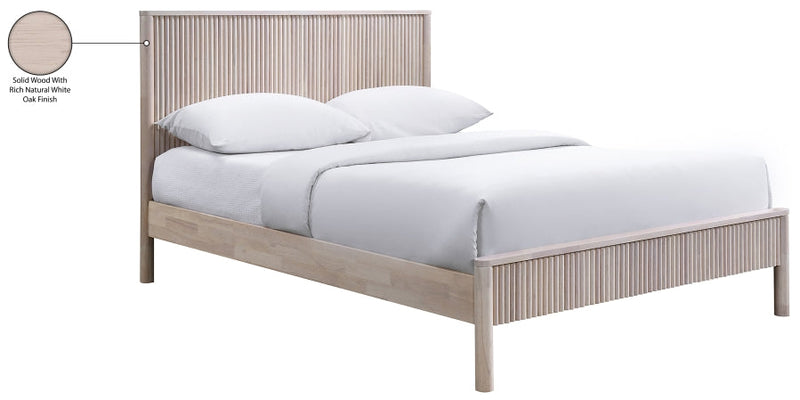 Kivo Solid Wood Full Bed in Natural - KivoNatural-F