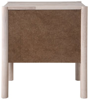 Kivo Solid Wood Nightstand in Natural - KivoNatural-NS